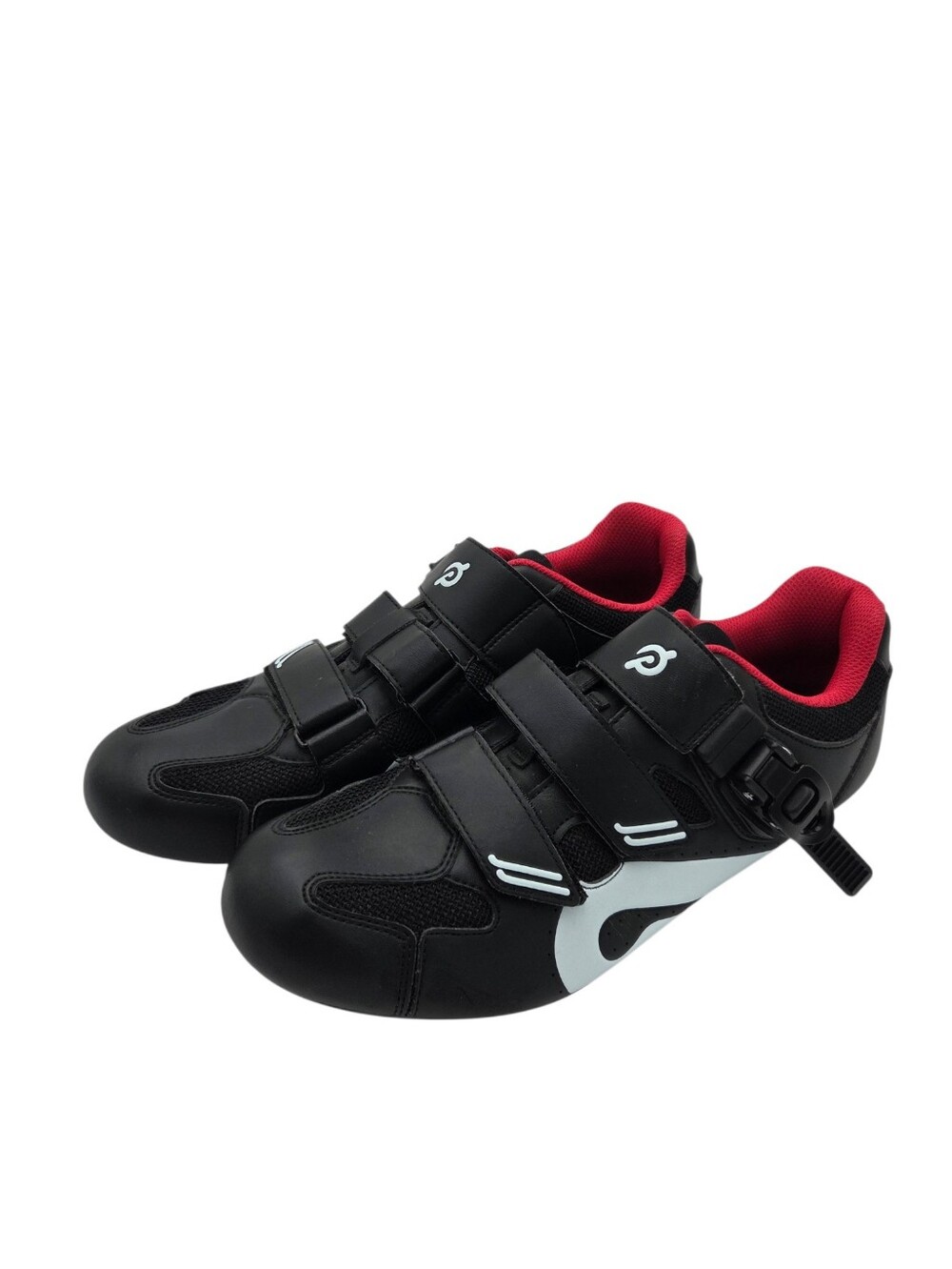Peloton Cycling Shoes Black Red Cleats Indoor Bike Spin Shoes Size 43